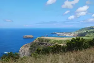Sao Miguel Azores Itinerary includes many beautiful views, like this on the west coast