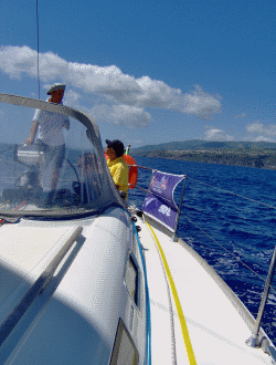 Azores Sailing - our captain