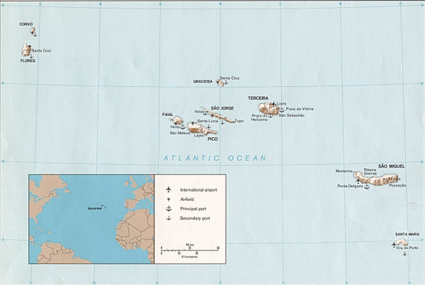 Azores Map