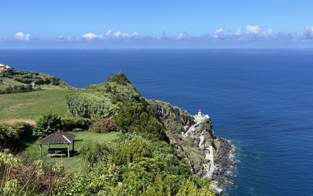Azores Holidays. A lighthouse in sao Miguel