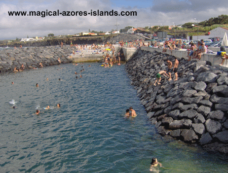 A summer swim in Capelas