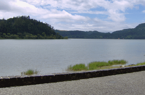 Driving to Furnas Lake, Sao Miguel