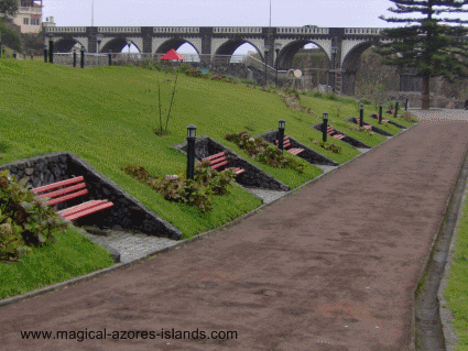 Ribeira Grande park benches