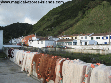 Fishing nets in Ribeira Quente