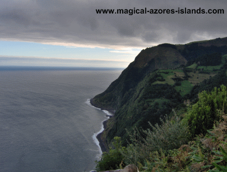 View from the Sossego lookout in Sao Miguel