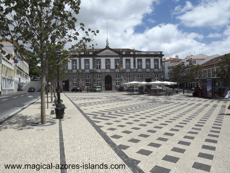 Town square, Angra do Heroismo, Terceira, Azores