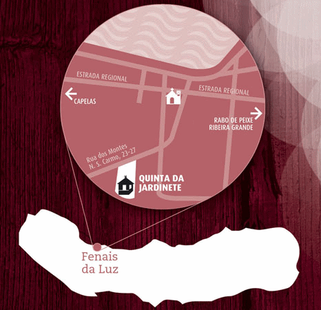 Map to Quinta da Jardinette winery