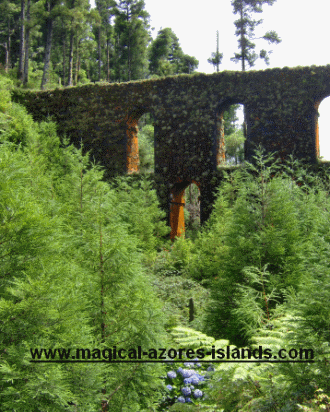 up close at the Azores Aqueduct