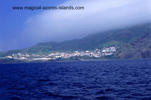 A picture of Corvo Azores shore