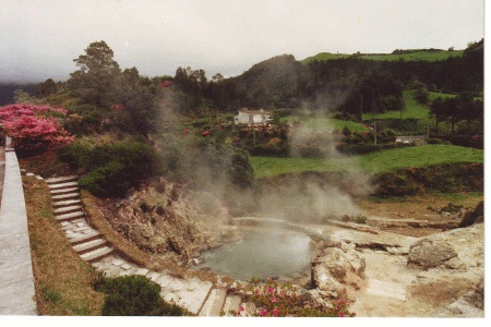 The Furnas Caldeira - the Azores weather in February