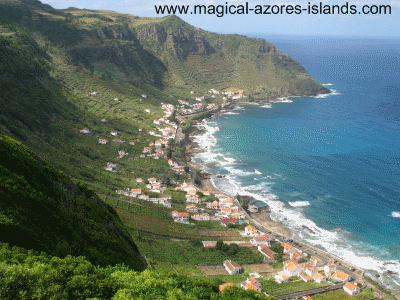 Sao Lourenco bay in Santa Maria Azores