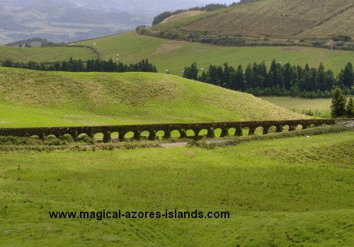 The Aqueduct in Sao Miguel Azores
