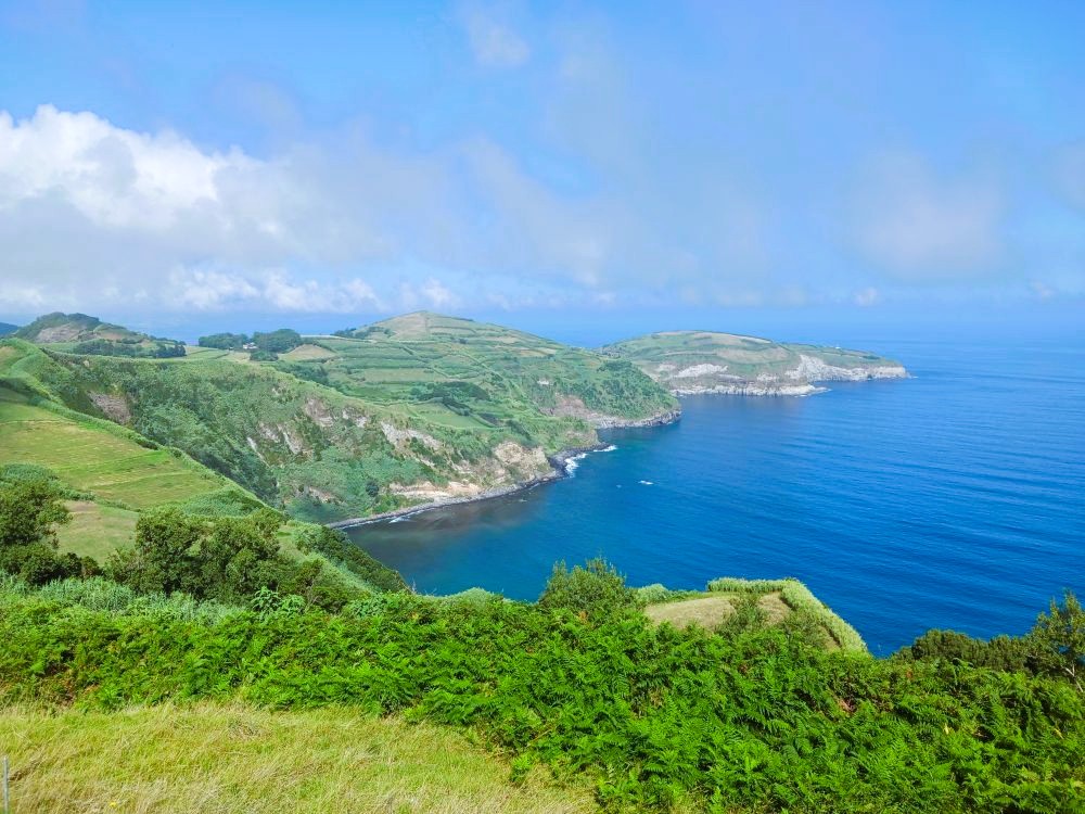 Each of the Azores Islands feature dozens of gorgeous views, like Santa Iria in Sao Miguel