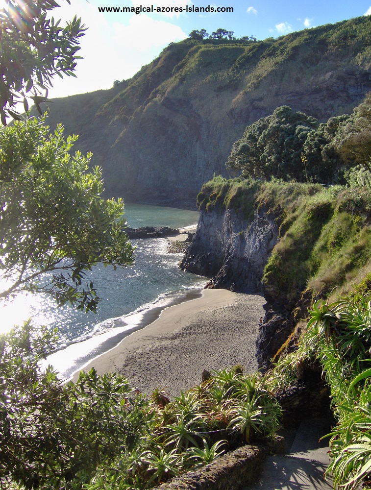 Caloura, Sao Miguel, Azores. A pretty fishing port and village on the south coast.

This beach is one of my favourites