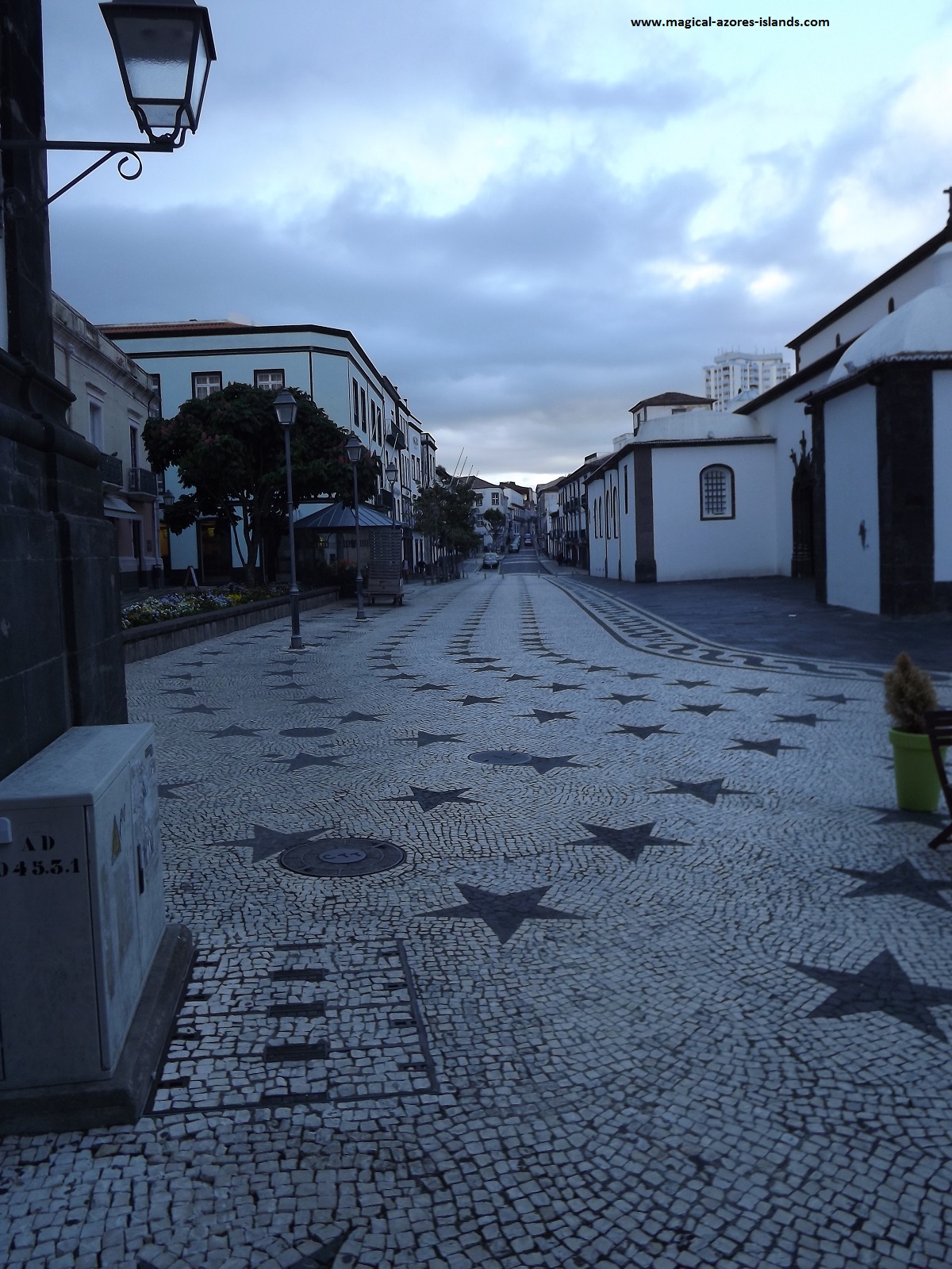 Love this cobblestone beside St Sebastien  Church in Ponta Delgada, Sao Miguel, Azores