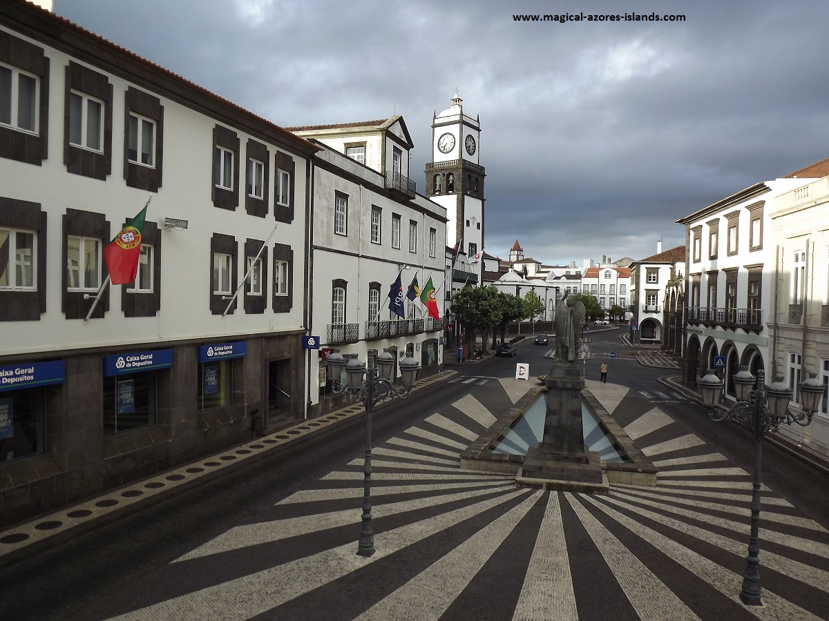 From the steps of City Hall in Ponta Delgada

Sao Miguel, Azores