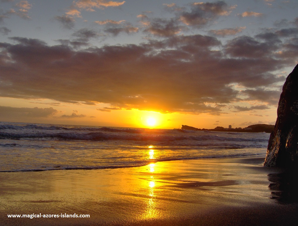 Praia Populo - a beautiful beach on the south coast of Sao Miguel Azores. This photo is from a November visit. Part of a growing collection of Azores Photos