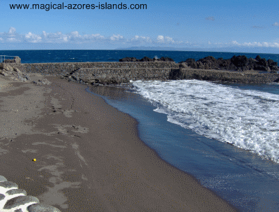 Praia do Almoxarife with a view of Sao Jorge