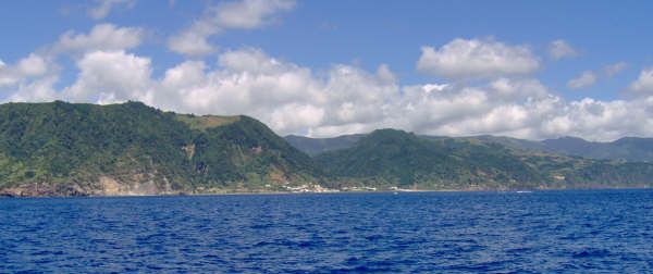The Azores Islands, from a sailboat