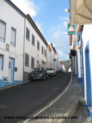 A street in Vila Franca do Campo A street in Vila Franca do Campo