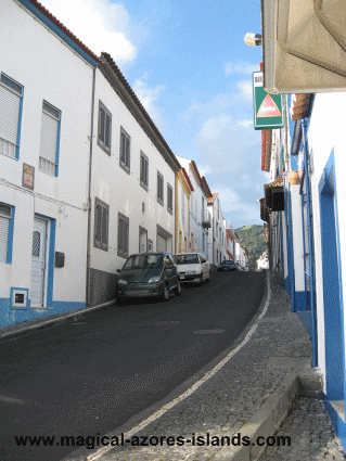 A street in Vila Franca do Campo