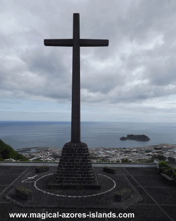 view of Vila Franca do Campo Islet from Nossa Senhora da Paz