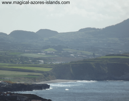 View of Santa Barbara Beach from Ponta do Cintrao