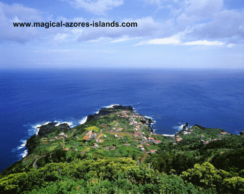 Sao Jorge Island landscape picture, Azores